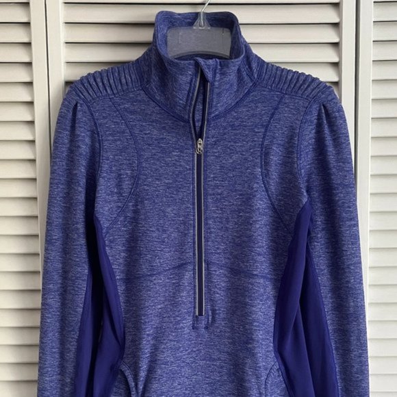 Lululemon Star Runner Pullover Pigment Blue size 6 rare - Picture 6 of 15